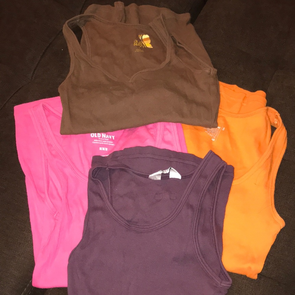 Old navy crew neck tank tops